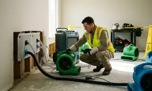 Structural drying equipment for water damage restoration in Gainesville, FL homes